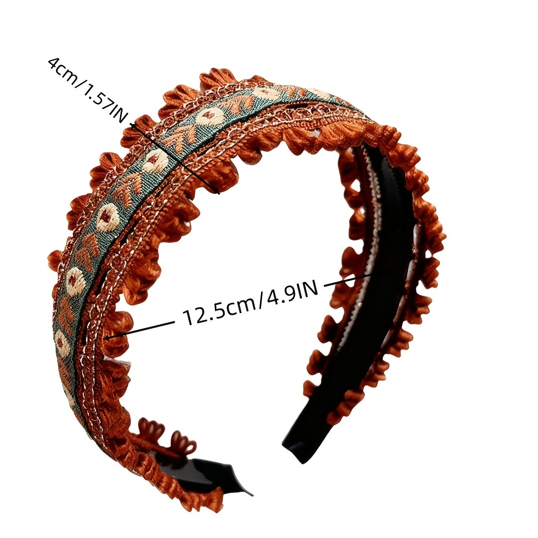 Embroidered Bohemian Headband: Irresistible Vintage Flair - Image 4