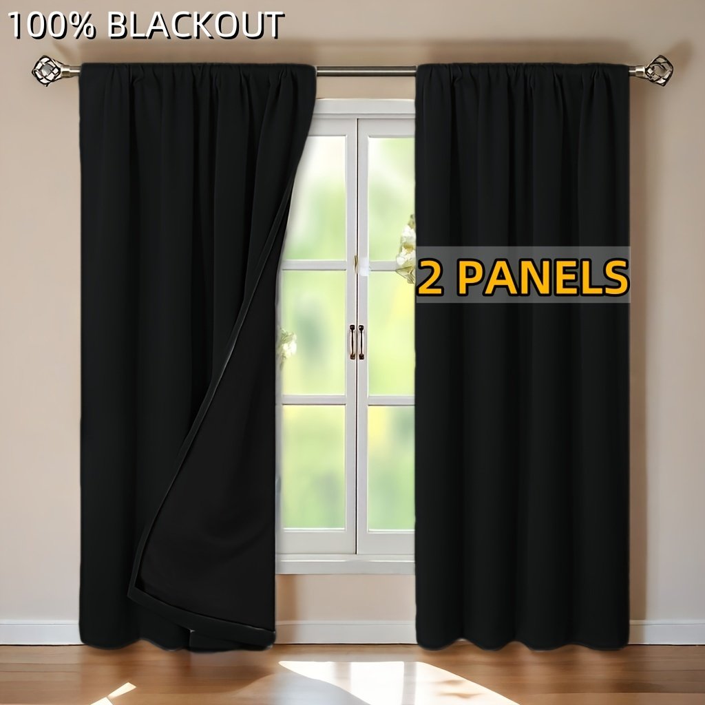 Absolute Blackout Curtains: Unrivaled Elegance, Privacy, and Comfort! - Image 2