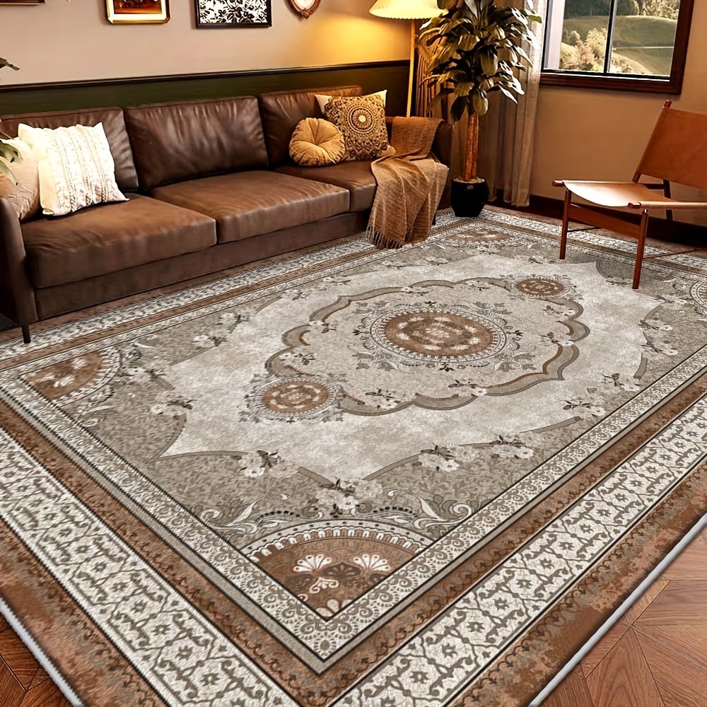 שדרגו את עיצוב הבית שלכם: שטיח קטיפה נורדי מודרני – תמונה 5