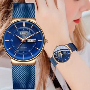 Sparkle in Every Moment: LIGE Luxury Women's Watch