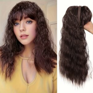 אופנה מתחדשת בנגיעה אחת: סרט ראש קלוע עם פוני מתולתל!