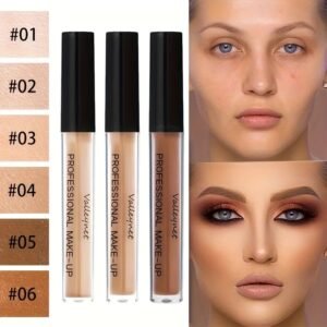 6-Color Long-lasting Matte Concealer Palette - Full Coverage for Imperfections, Dark Circles & Marks - Waterproof & Oil Control