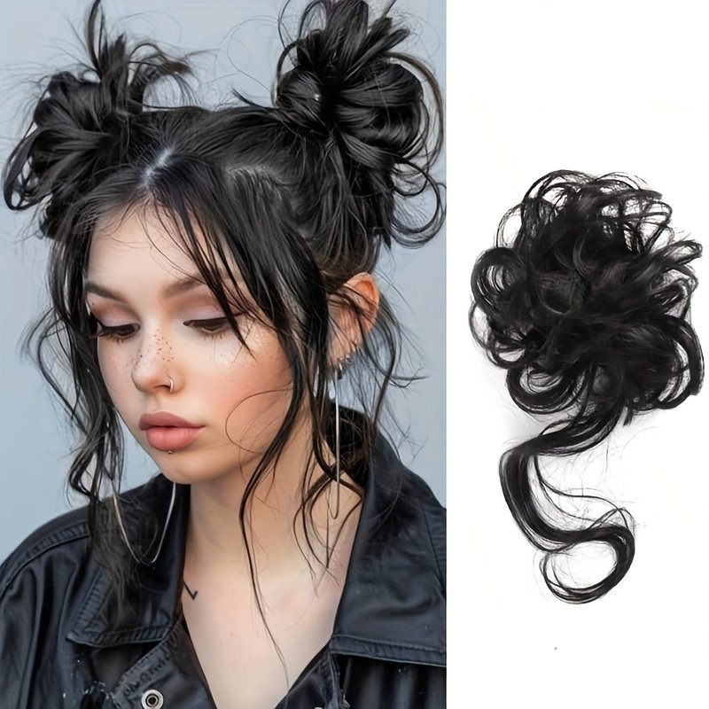 Enchanting Messy Bun: Volume & Style at Your Fingertips! - Image 3