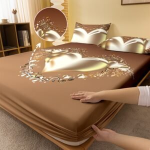 סדין לב הזהב: אלגנטיות עכשווית ונוחות ללא תחרות למיטה שלכם!