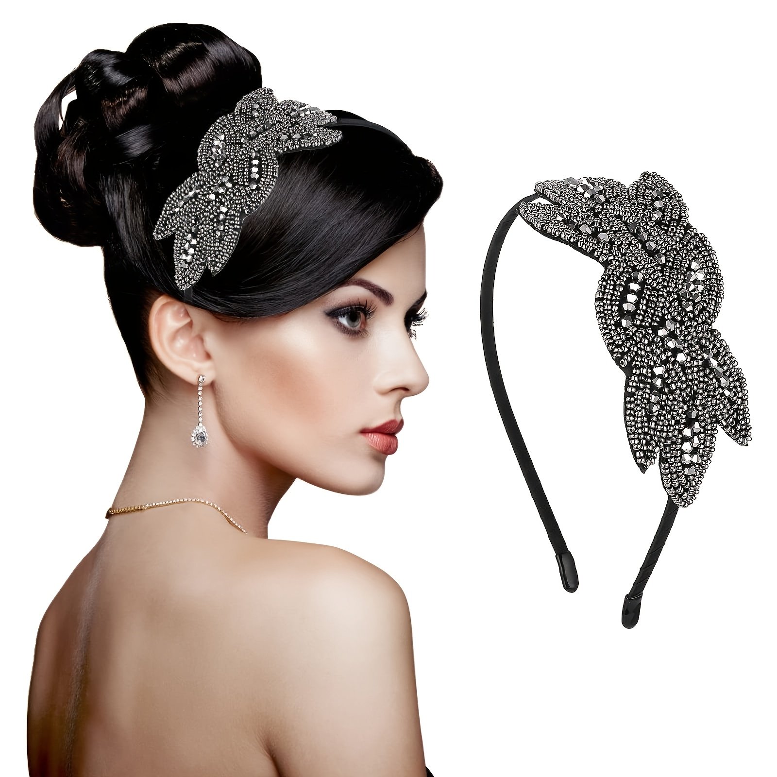 Dazzle with a 1920s Touch: Luxurious Flapper Headband - Image 7