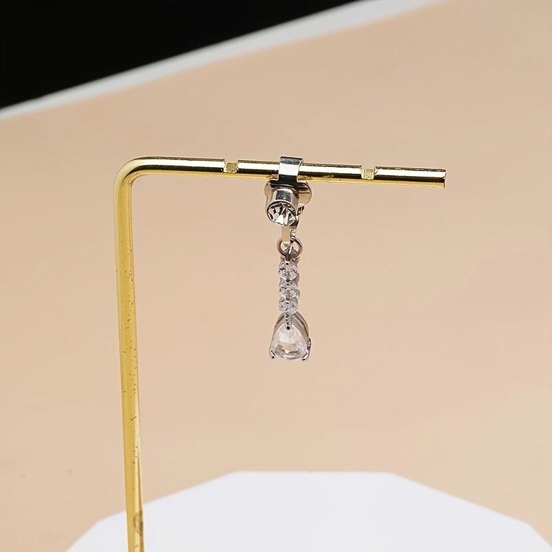 זוהרי בקסם של אלגנטיות וינטג': תכשיט בטן יוקרתי ללא פירסינג! – תמונה 8