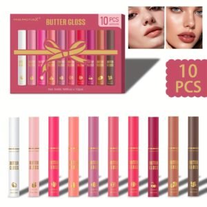 إشراقة شفاه لا تُنسى: مجموعة ملمعات الألوان العشرة الفاخرة