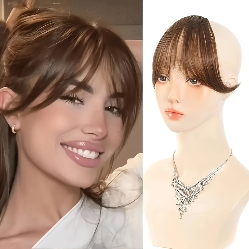 Dazzle with Confidence and Allure: The Magical Clip-On Front Bangs! - Image 7
