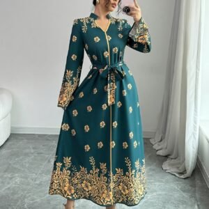 שמלת הפרחים הארוכה והאלגנטית: זוהר שאין כמותו