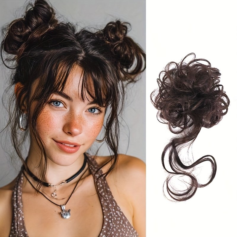 Enchanting Messy Bun: Volume & Style at Your Fingertips! - Image 9