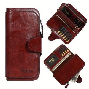 المحفظة العصرية الفاخرة: أناقة، تنظيم، وأمان في متناول يدك.