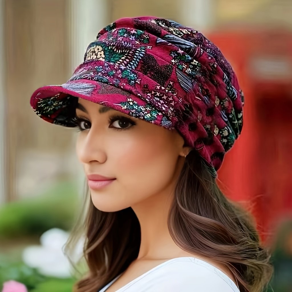 כובע הפרחים המקסים: חמימות ואלגנטיות שאין כמותן. – תמונה 3