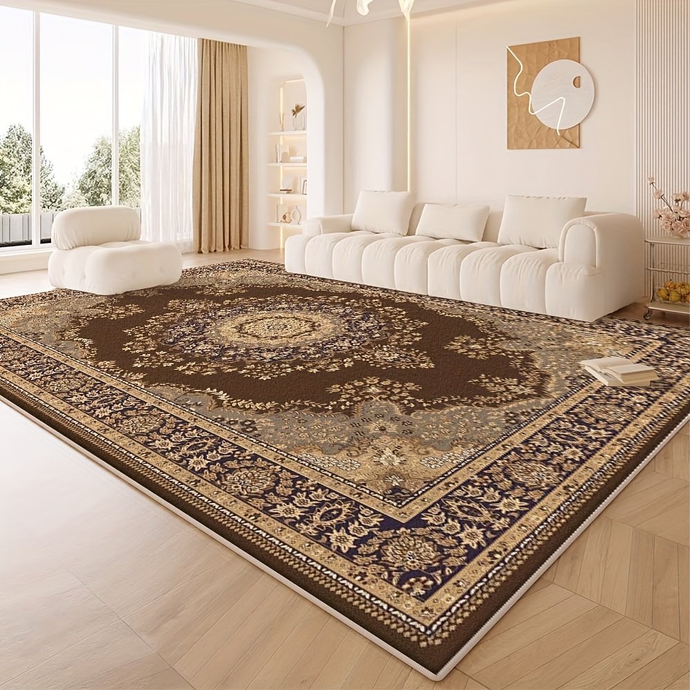 אלגנטיות מזרחית עתיקה: השטיח הפרסי היוקרתי שלך לנוחות מתמשכת! – תמונה 3