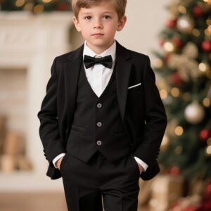 أناقة الأمير الصغير: بدلة رسمية متكاملة لفتيان لا يُنسون!