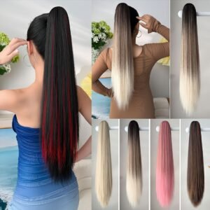 ذيل الحصان الجذاب بمشبك المخلب: أناقة فورية وجاذبية لا تقاوم!