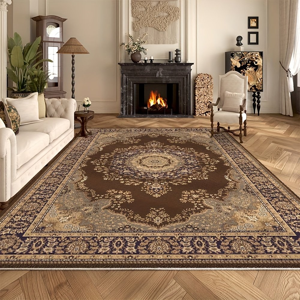 אלגנטיות מזרחית עתיקה: השטיח הפרסי היוקרתי שלך לנוחות מתמשכת! – תמונה 4