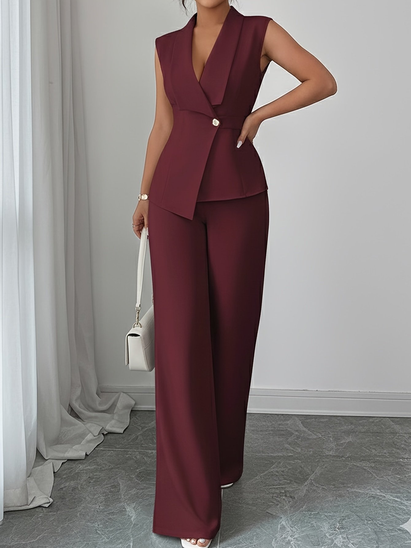 סט הבורגונדי המלכותי: אלגנטיות ללא תחרות לכל אירוע – תמונה 5