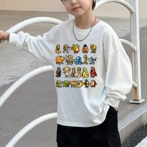 ברק ונוחות: טי-שירט כותנה רחבה לסטייל של הקטנטנים שלכם!