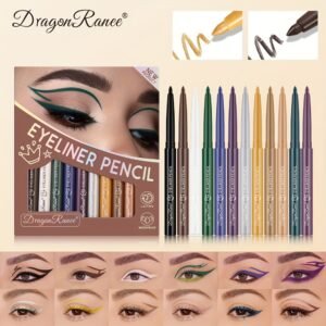 Color Magic for Your Eyes: 12-Color Luxury Kohl Eyeliner Pencil Set