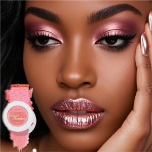 إشراقة النجوم: هايلايتر العيون والوجه المتلألئ