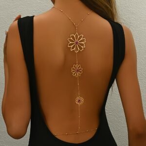 تألقي كالنجمة: سلسلة الجسم الزهرية الفاخرة لموسم لا يُنسى!