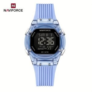 تألقي بلمسة من الأناقة والمغامرة: ساعة NAVIFORCE الرقمية النسائية