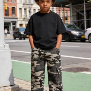 Unlimited Adventures: Camouflage Denim Jeans for Boys' Modern Style!