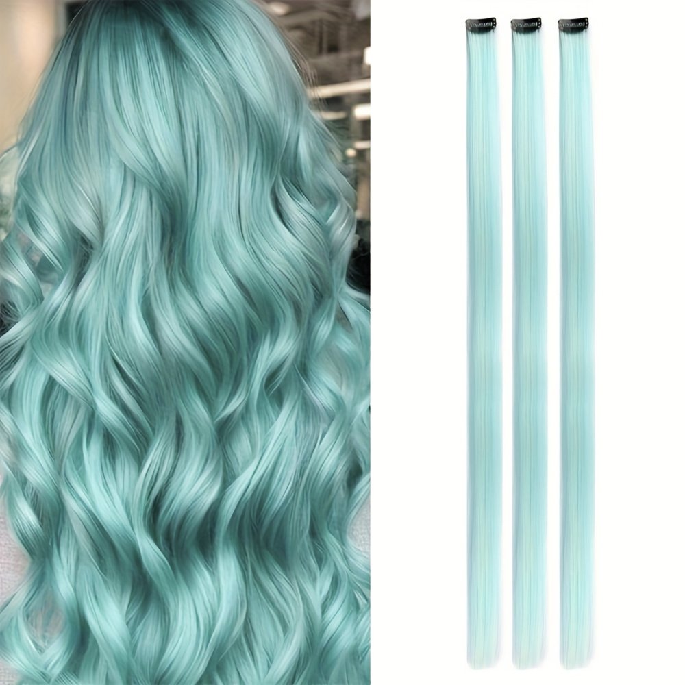 Shine with Enchanting Colors: Easy Clip-in Temporary Hair Extensions for an Unforgettable Look! - Image 17