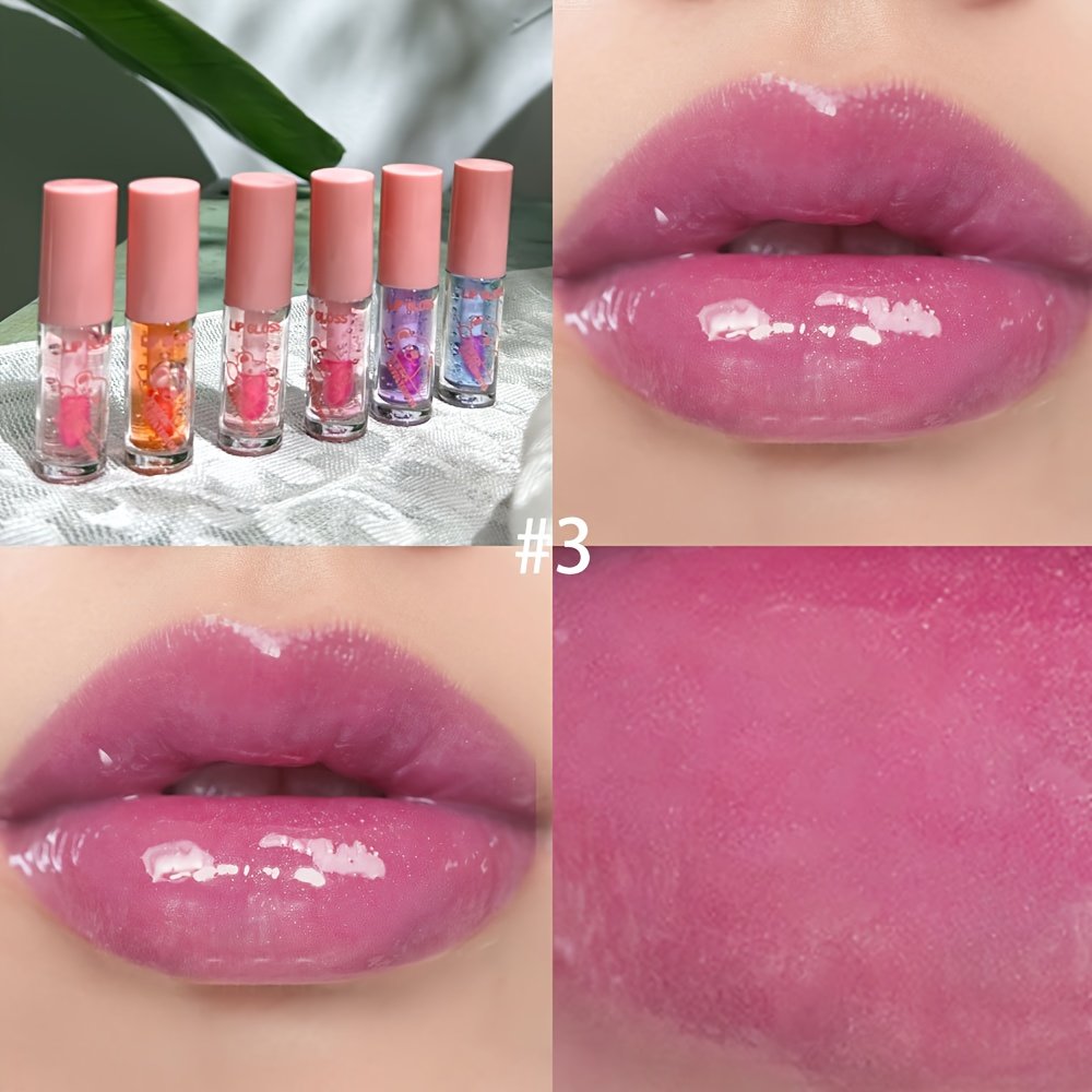 קסם הצבעים המשתנים: סט גלוסים יוקרתי לשפתיים (6 יחידות) – תמונה 7