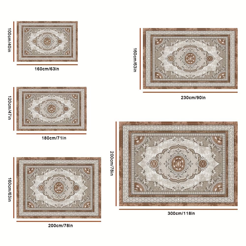 שדרגו את עיצוב הבית שלכם: שטיח קטיפה נורדי מודרני – תמונה 3