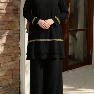 זוהר רמדאן וחג מפואר: סט עבאיה יוקרתי שני חלקים