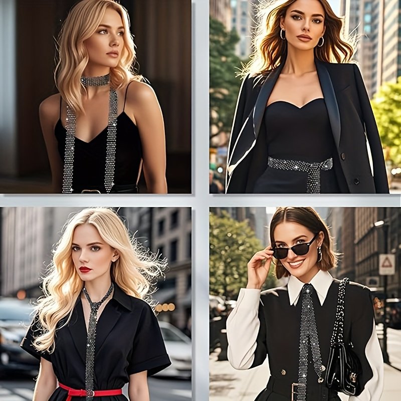 הבריקי בנגיעה יהלומית: עניבת ערב קריסטלית – תמונה 9