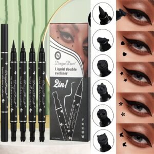 Charming Eyes, Artistic Touch: Dragon Ranee Dual Eyeliner and Stamp Set