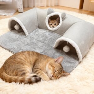 נווה מדבר של כיף ונוחות לחיית המחמד שלך: מנהרת פעילויות 3 ב-1!