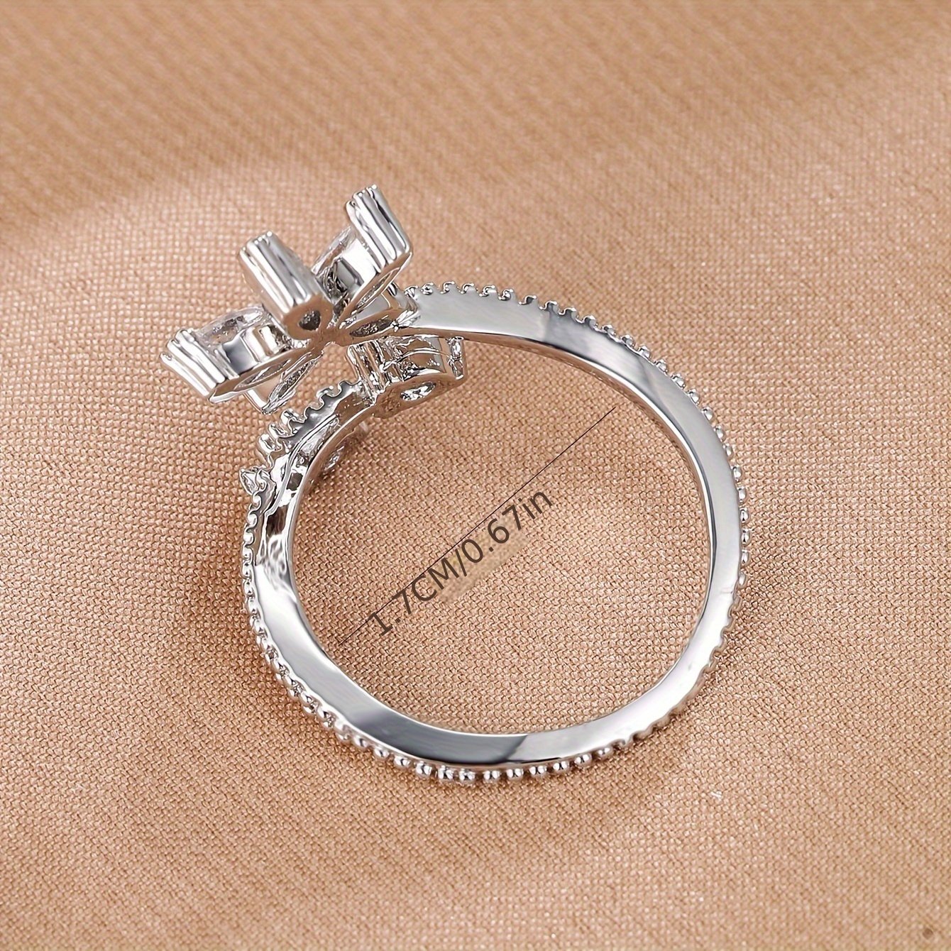Captivating Flower Ring: Elegance Embodied in Every Detail - Image 6