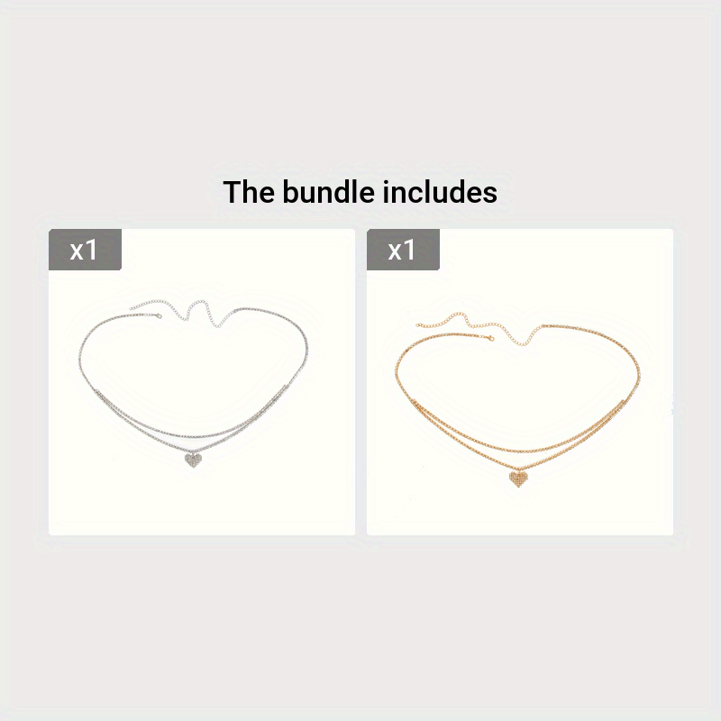 تألقي بقلوب متراكبة: سلسلة الخصر الفاخرة - الصورة 6