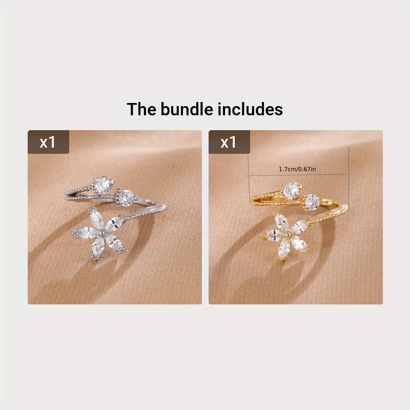 Captivating Flower Ring: Elegance Embodied in Every Detail - Image 9