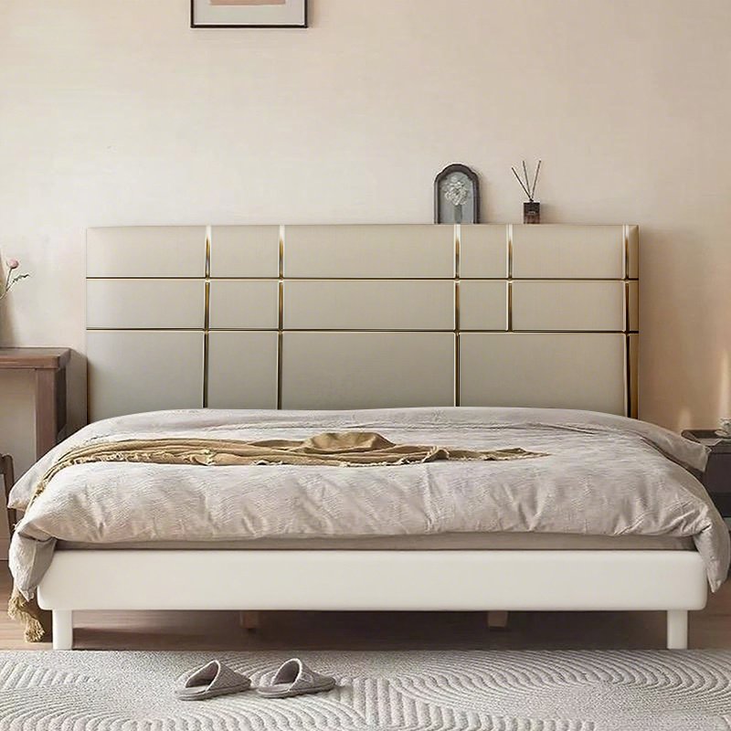 غيّر أجواء غرفتك بلمسة فنية: غطاء لوح الرأس الهندسي الأنيق