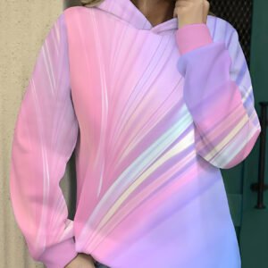 הבריקי בצבעי השקיעה: קפוצ'ון נשים אופנתי במעבר גוונים ורוד וכחול