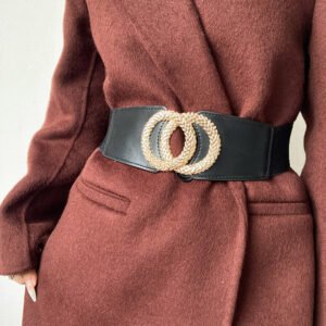 حزام الخصر المرن الفاخر: سر أناقتك المتجددة!