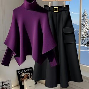 זוהרי בקסם האלגנטיות: סט קאפ וחצאית מידי יוקרתי לעונה בלתי נשכחת