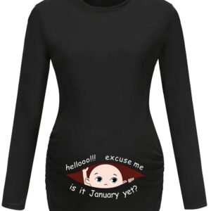 أبهري العالم بخبر حملك: قميص الحمل المثالي لإعلانك المنتظر!