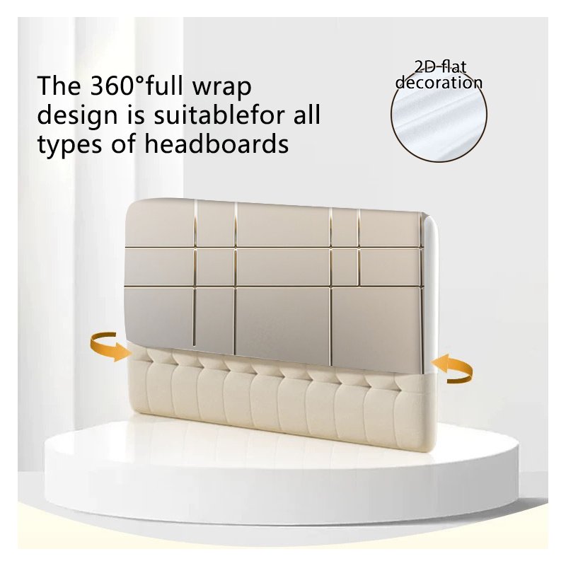 غيّر أجواء غرفتك بلمسة فنية: غطاء لوح الرأس الهندسي الأنيق - الصورة 12