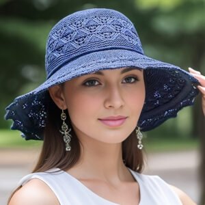 Charming Beach Hat: Elegance & Protection for Every Woman!