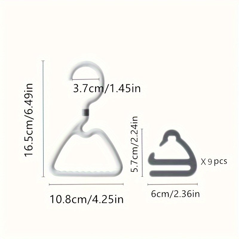 Goodbye Clutter: Smart Closet Organizer for Belts & Ties (10 Pieces) - Image 4