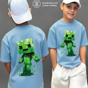 تي شيرت عالم البكسل: مغامرات لا تنتهي لصغارك!