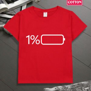 Battery Icon T-shirt: The Fun Never Runs Out!