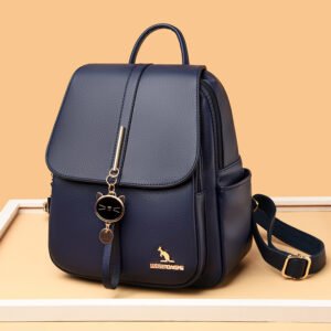 Elegance Backpack 2026: Genuine Leather, Spacious, for an Unforgettable Look!