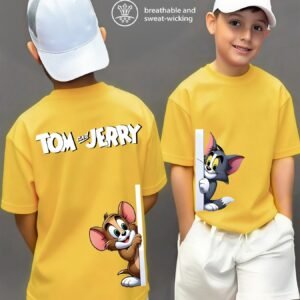 Boys' Cotton T-shirt: Summer Fun & Endless Comfort!