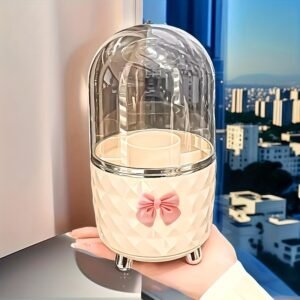 360° Rotating Beauty Organizer: Elegance, Organization, and Ultimate Convenience!